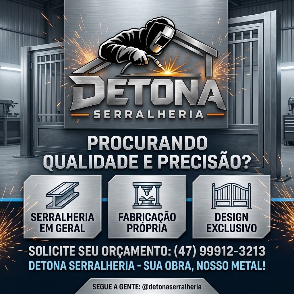 Detona Serralheria - Procurando qualidade e precisão